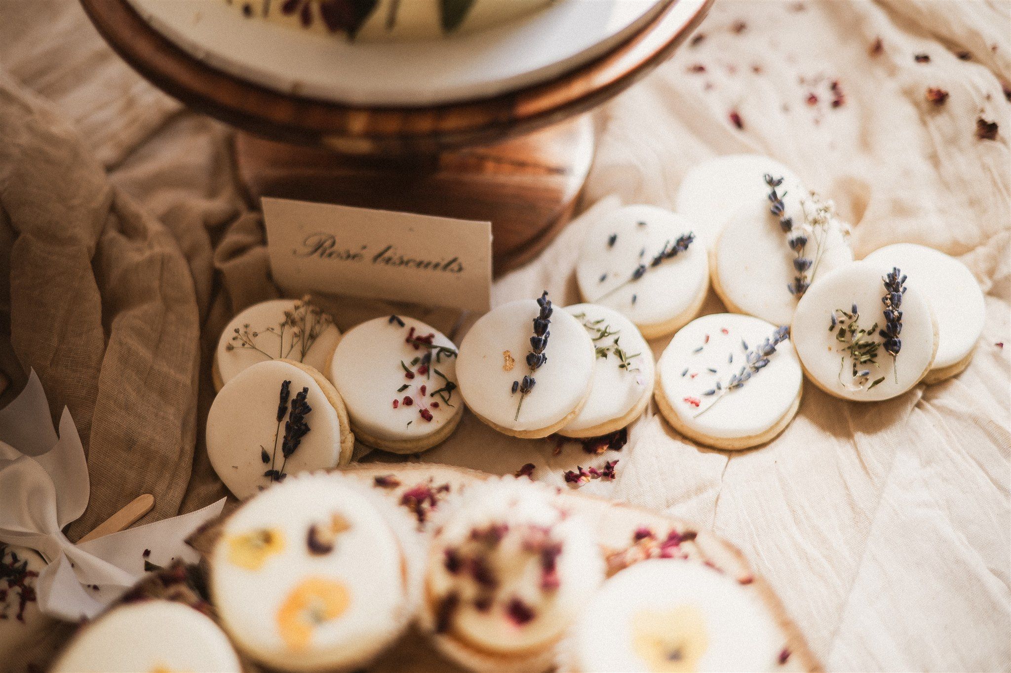 Individual dessert jars for a wedding dessert table